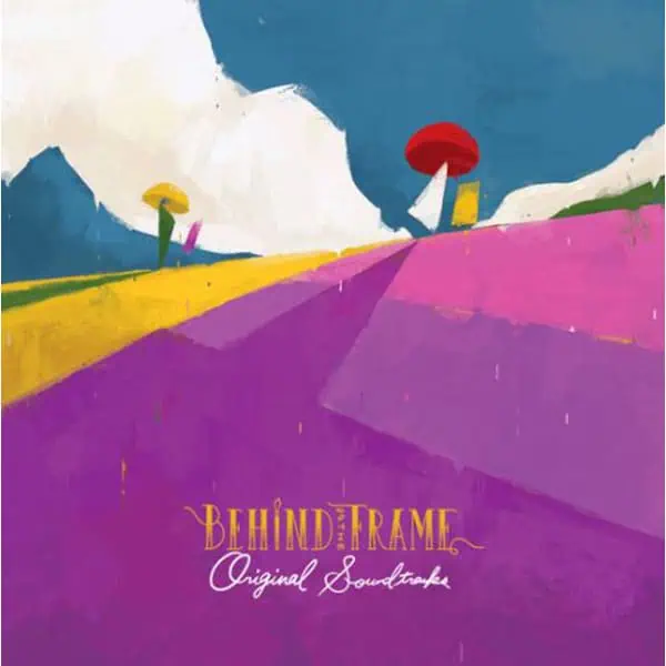 Colorful landscape with whimsical trees and vibrant fields for cozy gaming ambiance.